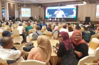 Para wartawan/i Payakumbuh dan Limapuluh Kota ketika menghadiri HPN tahun 2025 di Pekanbaru Propinsi Riau 6-9 Februari 2025.