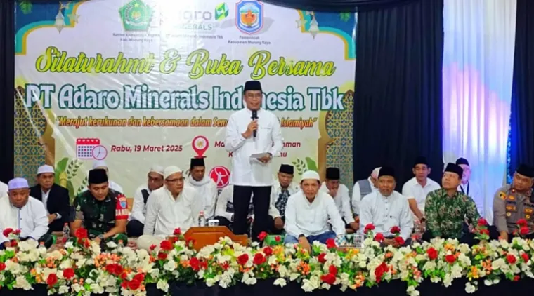 Adaro Minerals dan Pemkab Murung Raya Gelar Bukber Bersama Yatim Piatu dan Santri