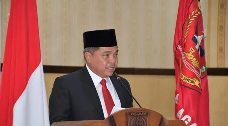 DPRD Agam Dengarkan Pidato Perdana Bupati Benni Warlis