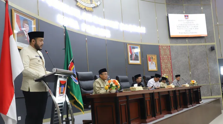 DPRD Kota Padang Gelar Rapat Paripurna LKPJ Wali Kota Tahun 2024