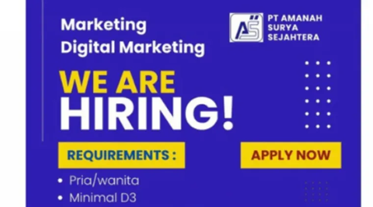 Job Alert! PT. Amanah Surya Sejahtera Cari Marketing &amp; Digital Marketing Berbakat