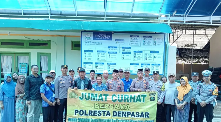 Jumat Curhat di Denpasar Selatan, Warga Sampaikan Keluhan Soal Keamanan