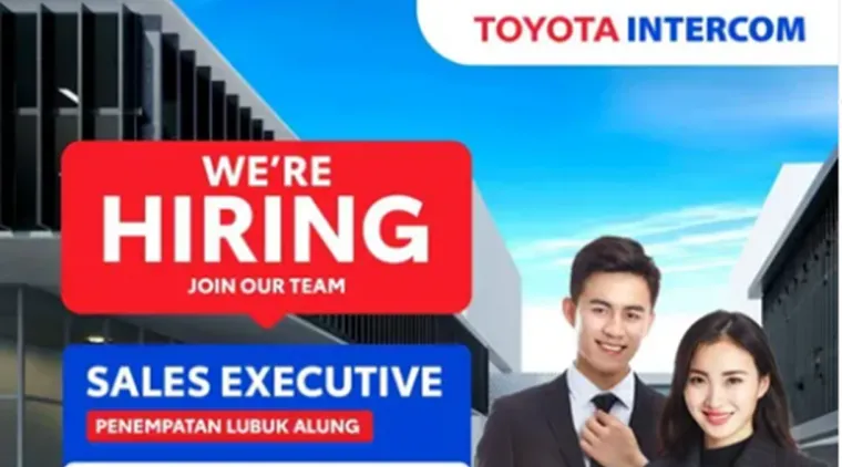 Kesempatan Kerja di Toyota Intercom Lubuk Alung, Cek Persyaratan &amp; Cara Daftarnya!