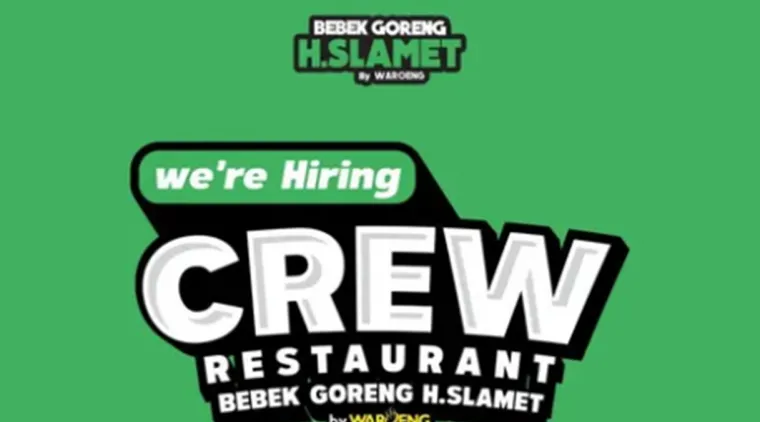 Lowongan Kerja Bebek Goreng H. Slamet Padang, Dibuka Posisi Crew Restoran!