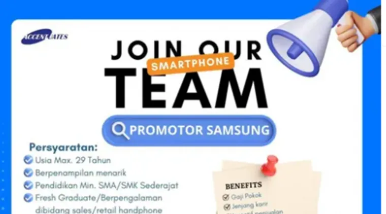 Lowongan Promotor Samsung di Accentuates, Peluang Emas untuk Karier di Dunia Teknologi!