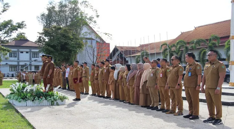 Pemkab Barito Selatan Gelar Apel Besar Perdana, Tekankan Profesionalisme ASN