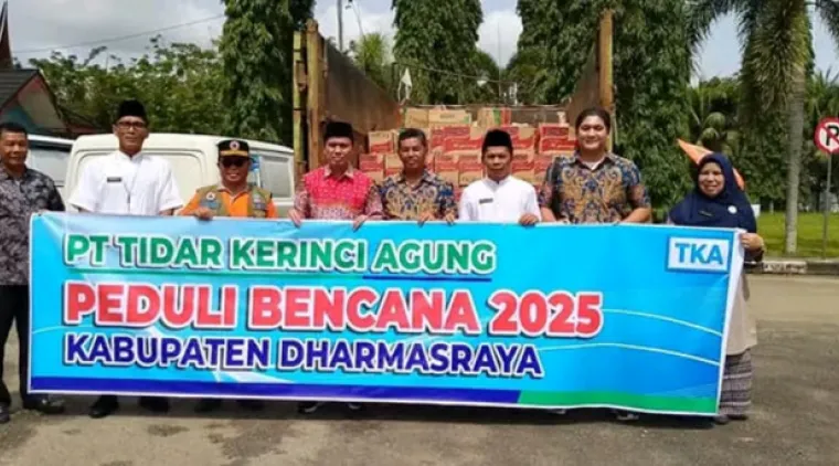 Pemkab Dharmasraya Terima Bantuan CSR untuk Korban Banjir dan Longsor