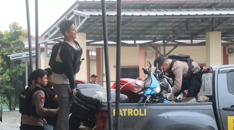 Sindikat 32 Lokasi Curanmor di Lampung Selatan Dibongkar, Empat Pelaku Ditangkap