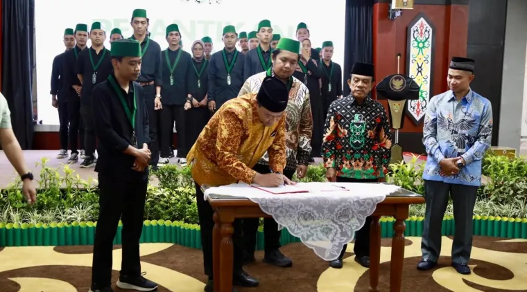 Wagub Kalteng Hadiri Pelantikan BADKO HMI, Dorong Peran Mahasiswa dalam Pembangunan Daerah