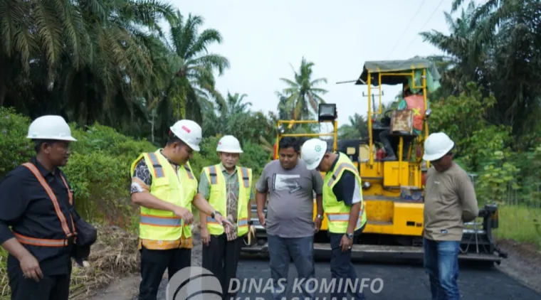 Wakil Bupati Kabupaten Asahan Kembali Tinjau Pelaksanaan Peningkatan Infrastruktur Jalan