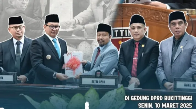 LKPJ Wali Kota Bukittinggi pada Sidang Paripurna DPRD