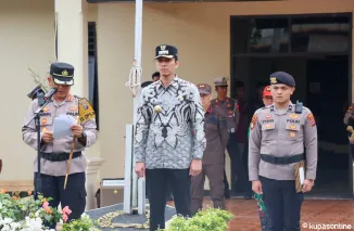 Apel Pasukan Operasi Ketupat 2025,di Pimpin Langsung Oleh Kapolres Dan di Dampingi Walikota Sawahlunto