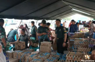 Bazar Murah TNI Digelar di Tanjung Pinang, Bantu Warga Penuhi Kebutuhan Lebaran