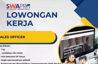 Bergabung dengan PT Swapro Internasional! Dibutuhkan Sales Officer di ADIRA Finance Pasaman Barat