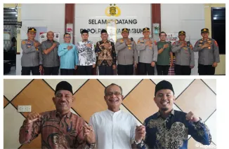 Bupati Safni dan Wabup Rito Secara Maraton Kunjungi Forkopimda, Jum'at, 14 Maret 2025.