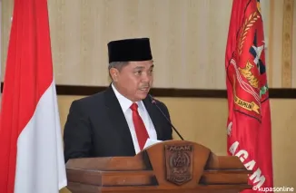 DPRD Agam Dengarkan Pidato Perdana Bupati Benni Warlis