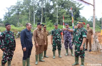 Irdam I/BB Brigjen TNI Josafath MR Duka, Himbau Pemkab Kep Mentawai Tingkatkan Pembangunan Jalan TMMD ke 123 Berkelanjutan