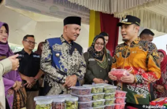 Pemerintah kabupaten Limapuluh Kota bekerja sama dengan sejumlah OPD dan BUMN menggelar GPM, di Taman Mahkota Berlian, Sarilamak, Kamis, 20 Maret 2025.