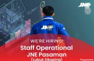 JNE Express Buka Kesempatan Karir! Daftar Lowongan Staff Operational di Lubuk Sikaping Sekarang