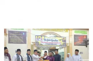 Ketua DPRD Martis Sampaikan Ucapan Terimakasih Bupati Pada Safari Ramadhan di Lubuak Malako