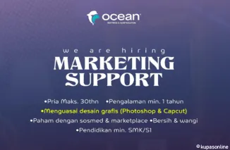 Lowongan Kerja Helux Butik Maret 2025, Dibuka Posisi Marketing Support di Pekanbaru!