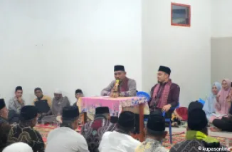 Nagari Produk Olahan Aren Terkenal Dikunjungi Bupati bersama Wakil Bupati Baru, bertempat di masjid Nurul Iman, Senin 10 Maret 2025.