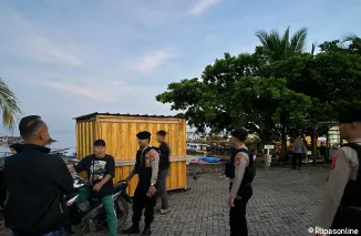 Polres Lampung Selatan Gelar Patroli Subuh Antisipasi Gangguan Kamtibmas di Dermaga Bom