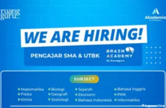 Ruangguru Buka Lowongan Pengajar Freelance! Kesempatan Emas untuk Kamu yang Passionate di Dunia Pendidikan