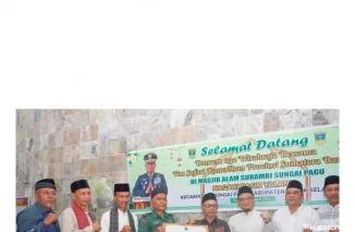 Safari Ramadhan di Pasir Talang, Danrem Ajak Masyarakat Jaga Kerukunan dan Toleransi