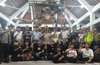 Sambang Kamtibmas Kapolsek Dentim, Perkuat Kebersamaan, Wujudkan Nyepi yang Aman dan Damai