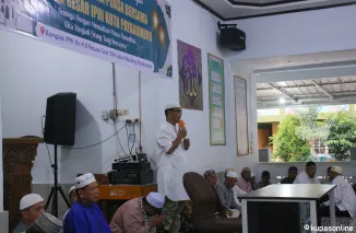 Sekdako Payakumbuh Rida Ananda hadiri acara buka puasa bersama yang digelar IPHI kota Payakumbuh, yang juga dihadiri calon jemaah haji tahun 1446 H di komplek IPHI, Sabtu 8 Maret 2025.