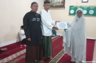 Tim Safari Ramadhan VIII Pemkot Sawahlunto Kunjungi Masjid Darul Imam Santur