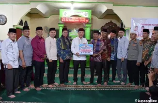 Tim XV Safari Ramadan Kabupaten Agam 1445 H/2024 M yang dipimpin Wakil Bupati Agam, H. Muhammad Iqbal