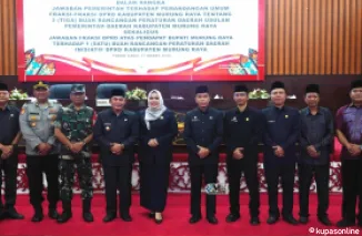 Wabup Mura Hadiri Rapat Paripurna ke-5 DPRD Murung Raya, Bahas Tiga Raperda