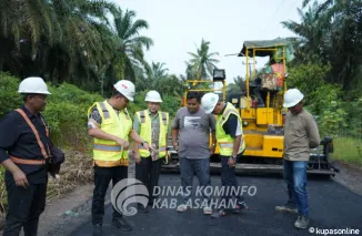 Wakil Bupati Kabupaten Asahan Kembali Tinjau Pelaksanaan Peningkatan Infrastruktur Jalan