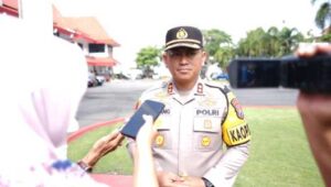 Foto Di wilayahnya, Polres Blitar Kota Pastikan Pemilu Berjalan Lancar dan Aman