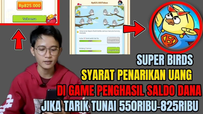 Bukti Nyata! Super Birds, Game Sensasional yang Menghasilkan Uang hingga Rp 825.000 per Hari!. (Foto: Dok istimewa)