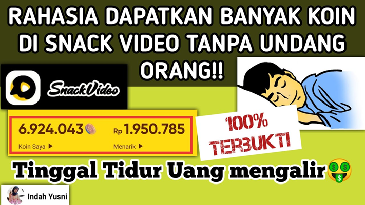 Cara Mudah Menghasilkan Uang dengan Snack Video: Tinggal Nonton, Dapat Uang! (Foto: Dok istimewa)