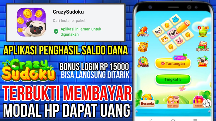 Siap-Siap Menangkan Rp1,7 Juta dengan Main Game Crazy Sudoku! Game Penghasil Uang Terbukti Membayar!(Foto: Dok istimewa)