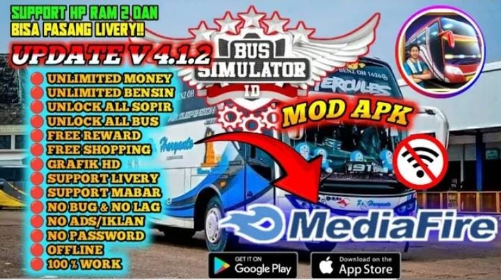 Download Bus Simulator Indonesia Mod Apk Terbaru Update 2024