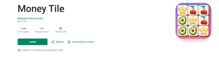 Aplikasi Penghasil Uang Money Tile