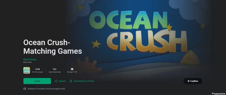 Game Penghasil Uang Ocean Crush