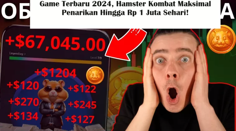 Game Terbaru 2024, Hamster Kombat Maksimal Penarikan Hingga Rp 1 Juta Sehari! (Foto: Youtube)