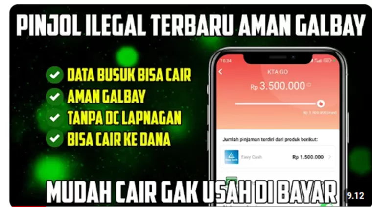 Langsung Cair ke DANA! Pinjaman Online yang Aman Galbay 2024! Tanpa DC! Pinjam Lalu Gak Usah Bayar!. (Foto: YT Bang Apri TV)