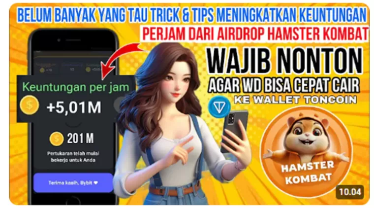 Tips Meningkatkan Penghasilan Per Jam di Game Penghasil Uang Airdrop Hamster Kombat! (Foto: Yt Herz Id)