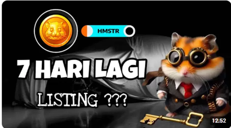 BARU!! Game Penghasil Uang Hamster Kombat Adakan Event Airdrop di Bittime! Listing 7 Hari Lagi Gais!!  (Foto: YT  Uang receh)