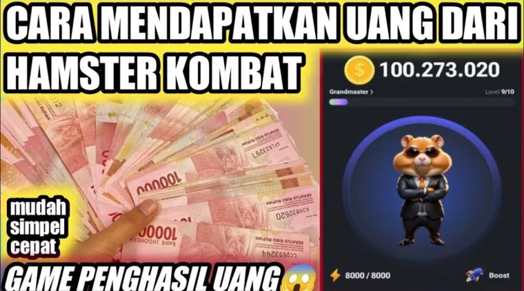 Game Penghasil Uang Hamster Kombat Viral 2024!  Berikut Tips Untuk mendapatkan penghasilan! (Foto: Tribun Style)