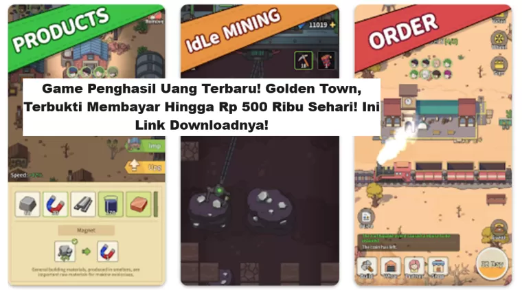 Game Penghasil Uang Terbaru! Golden Town, Terbukti Membayar Hingga Rp 500 Ribu Sehari! Ini Link Downloadnya!