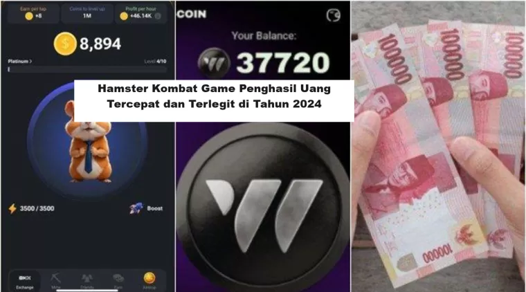 Hamster Kombat Game Penghasil Uang Tercepat dan Terlegit di Tahun 2024 (Foto: Bangkapos)