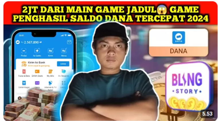 Hanya Main Game 5 Menit Bisa Dapatkan Uang Rp 2 Juta Perhari! di Game Penghasil Uang Bling Story